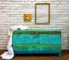 Beau Fords Drip Painted Linen Chest Annie Sloan Paint Colors Painting Fabric Furniture Painted Furniture