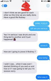 41 genius april fools day pranks. Guy Sends Prank Text To Girlfriend Saying He Cheated And Then Things Took A Different Turn