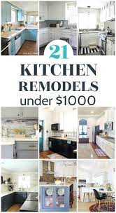 21 Of Of The Best Budget Kitchen Makeovers Under 1000 Diy Kitchen Decor Budget Kitchen Makeover Diy Kitchen Cabinets Makeover