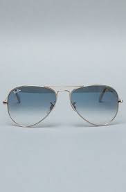 Ray Ban Large Metal Aviators With Light Blue Gradient Lenses Ray Bans Blue Lenses Gradient Lenses