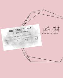 Dilution Chart Business Card Young Living Essential Oil Essential Oil Business Card Essential Oils For Kids Little Ones