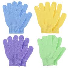 4 Pairs Five Finger Shower Exfoliating Bath Gloves Nylon Shower Gloves Body Scrubber Exfoliator Cleaning Gloves Bathroom Brushes Bath Brushes Sponges Scrubbers Aliexpress