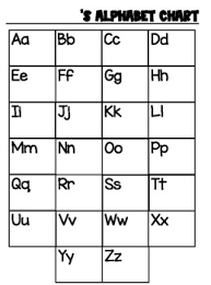 These free, printable alphabet flashcards look great. Alphabet Chart Blank Worksheets Teaching Resources Tpt