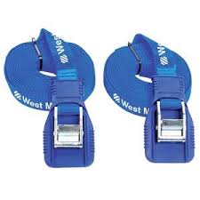 Demonstrates how to properly secure your kayak or sup to the roof rack of your vehicle. West Marine Kayak Tie Down Straps West Marine