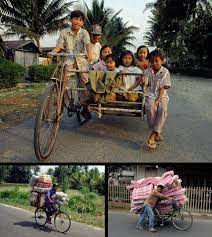 The honda scoopy, honda beat, honda pcx160 are the most popular honda bikes. Indonesia Overloaded Bicycles Impressions From Bicycle Travels