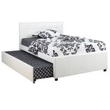 Outre les designs colorés, notre valeur fondamentale est la sécurité.chaque lit a des bords doux qui éviteront les blessures. Lit Gigogne Simple Cleo Blanc Bebelelo