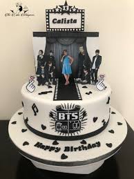 Bts Theme Korean Pop Band Bts Cake Cake Cake Art