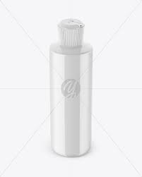 Glossy Cosmetic Bottle Mockup In Bottle Mockups On Yellow Images Object Mockups