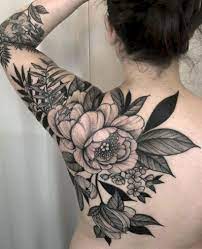41 Beautiful Flower Tattoo Ideas For Women Vialaven Com Tattoos Black Flowers Tattoo Pretty Tattoos