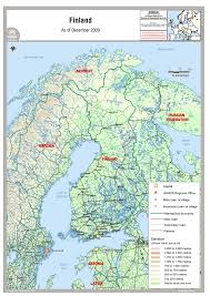 Finland is located in northern europe. Document Finland Atlas Map