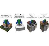 Mounting System For UltraPlay Playsystems Playgrounds - Discovery Super  Sprout / In-Ground Kit