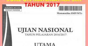 Kunci jawaban un sosiologi 2017. Download Soal Dan Pembahasan Un Matematika Smp Mts Tahun Pelajaran 2016 2017 7pelangi Com