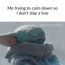 Grand Master Memer On Instagram Thou Shalt Not Slap Thy Hoe Yoda Funny Yoda Meme Cute Quotes