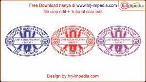 Tuturial Cara Edit Contoh Stempel Koperasi Wahana Kalpika Format Stempel Siap Edit Free Download Youtube