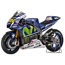 They don't fall too far from the tree do they? Build Valentino Rossi S Yamaha Yzr M1 Bike 1 4 Model