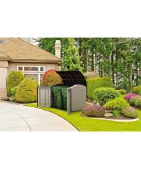 Le casette da giardino keter sono realizzate in resina grazie al riutilizzo di materie plastiche, incoraggiando così un consumo sostenibile di questo prodotto molto noto nell'arredo giardino. Keter Porta Attrezzi Da Giardino Woodland Ultra L 170xp 113xh 134