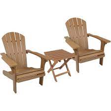Maybe you would like to learn more about one of these? Sunnydaze Decor All Weather Brown Plastic Patio Adirondack Chair With Side Table Set Of 2 Bf 448 The Home Depot