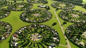 He explained that the shape symbolized an old village where the people met at the well located in the center. Mandala Urbanism Circular House Arrangements In Brondby Denmark In 1963 Inspired By Carl Theodor Sorensen S Il Allotment Gardening Garden Projects Denmark