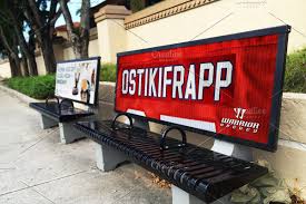 Corrugated Bus Stop Bench Mockup Corrugated Bus Stop Signage