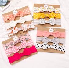 3pcs Set Baby Headbands For Baby Girls Bow Knot Turban Floral Print Kids Hair Bands Newborn Headwear Baby Hair Accessories China Baby Headbands And Kids Hair Bow Price Made In China Com