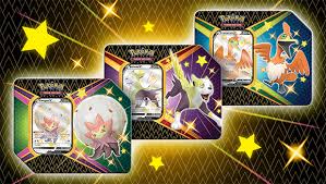 Shining fates collection (shiny eldegoss v, shiny boltund v, or shiny cramorant v) sword & shield—chilling reign elite trainer box. Pokemon Tcg Shining Fates Tin Pokemon Com