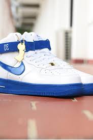Nike Air Force 1 High Retro Ct16 Qs Rasheed Wallace White Blue Aq4229 100 Nike Air Force Nike Nike Air Force High