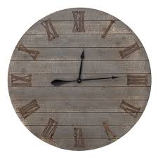Roman numerals is an important topic in the subject mathematics. Rustic Farmhouse Wooden Round Large Wall Clock 32 Inch Roman Numerals For Home Living Room Kitchen Office Decor Buy Online In Antigua And Barbuda At Antigua Desertcart Com Productid 218572280