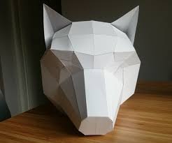 Are you wondering how to make a mask for your kid's party? Papercraft Low Poly Wolf Mask 6 Steps With Pictures Instructables