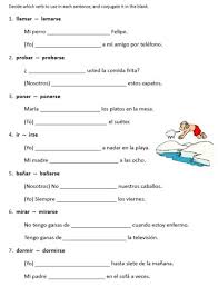 spanish worksheets printables reflexive verbs worksheets