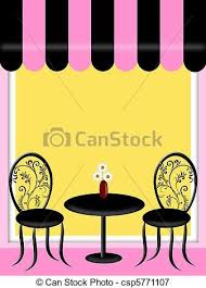 Stock Illustrations Of Bistro Restaurant With Awning Table And Chairs Bistro Csp5771107 Search Eps Clipar Bistro Restaurant Clip Art Stock Illustration