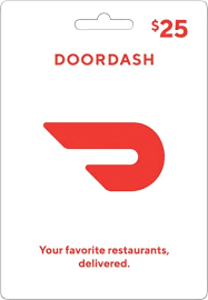 Get breakfast, lunch, dinner and more delivered from your favorite restaurants right to your doorstep with one easy click. Doordash 25 Gift Card Doordash 25 Gift Card Best Buy
