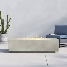 Another sophisticated detail about this propane fire table is arctic ice fire glass that is used as a heat. Allmodern Aly Fiber Reinforced Concrete Propane Outdoor Fire Pit Table Reviews Wayfair