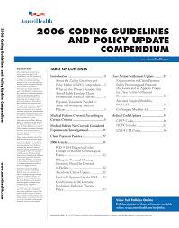 Https Www Amerihealth Com Pdfs Providers Communications Coding Guidelines Ah 2006 Cgpu Compendium Pdf
