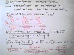 Matematica Online Bac Radicali Rationalizarea Numitorilor Youtube