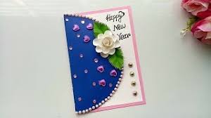 New year card making handmade easy. Beautiful Handmade Happy New Year 2020 Card Idea Diy Greeting Cards For New Year Youtube