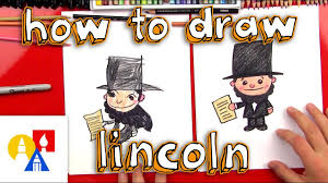 How To Draw A Cartoon Abraham Lincoln Abraham Lincoln For Kids Art For Kids Hub Abraham Lincoln Craft