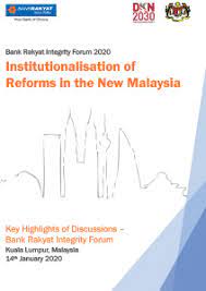 No.33, jalan rakyat, kl sentral. Ifn Bank Rakyat Integrity Forum 2020 Report
