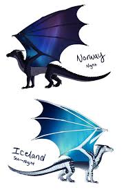 Norway And Iceland Wof Au Wings Of Fire Dragons Wings Of Fire Dragon Wings