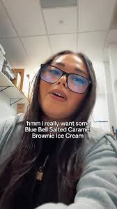 New flavor just dropped 👀, We’ve been taste-testing nonstop and… yeah,  it’s legit , Come try @bluebellicecream Salted Caramel Brownie and tell us  what you think😋