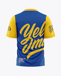 Download Men S Loose Fit T Shirt Mockup Back View In Apparel Mockups On Yellow Images Object Mockups