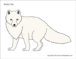 These alphabet coloring sheets will help little ones identify uppercase and lowercase versions of each letter. Arctic Fox Free Printable Templates Coloring Pages Firstpalette Com