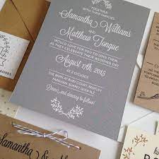 Perfect Day Wedding Invitation Grey Wedding Invitations Fun Wedding Invitations Wedding Invitations Diy