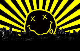 Nirvana Seni Kartun Stensil