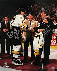 Most recently in the nhl with new york rangers. Ray Bourque Phil Esposito Autograph Photo Only 16x20 Double Signed New England Picture