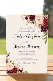Invitation Wedding Card Best 25 Wedding Invitation Card Design Ideas On P Wedding Reception Invitations Bohemian Wedding Invitations Floral Wedding Invitations