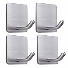 4.5 out of 5 stars. Adhesive Hooks Wall Hooks Hangers Heavy Duty Waterproof Stainless Steel Hooks For Hanging Kitchen Bathroom Home Stick On Wall 4 Packs Walmart Canada