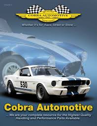 Ford resides in stanley, north carolina with his wife, robin, and their two children alex and austin. Catalog Cobra Automotive Manualzz