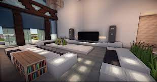epingle par lindsay sur minecraft idees minecraft salon moderne creations minecraft