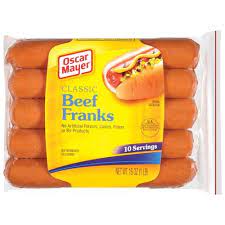 5 g sat fat (25% dv); Amazon Com Oscar Mayer Franks Hot Dogs Classic Beef 16 Oz Pack Of 3 Grocery Gourmet Food