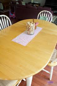 kitchen table makeover with paint two